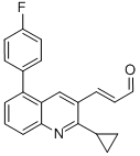 (E)-3-[2-CYCLOPROPYL-4-(4-FLUOROPHENYL)-3-QUINOLYL]-ACROLEIN,121660-63-7,结构式