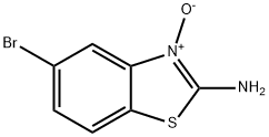 2-アミノ-5-ブロモベンゾチアゾール3-オキシド 化学構造式