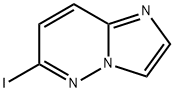 6-ヨードイミダゾ[1,2-B]ピリダジン 化学構造式