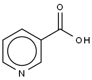 Nicotinic Acid-13C6,d4 化学構造式