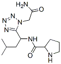 121695-04-3 5-(1-(2-pyrrolidinylcarbonyl)amino-3-methylbutyl)-2-tetrazolylacetamide