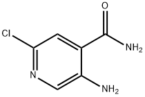 5-aMino-2-chloropyridine-4-carboxaMide Struktur