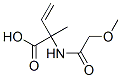 3-Butenoic  acid,  2-[(methoxyacetyl)amino]-2-methyl-  (9CI) 结构式