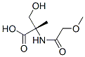 Serine,  N-(methoxyacetyl)-2-methyl-  (9CI) Struktur