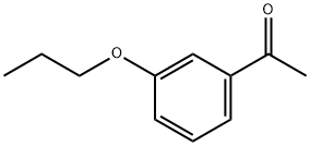 1-(3-丙氧芬基)乙酮 结构式