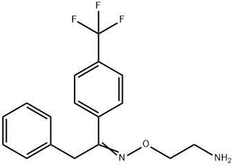 2-Phenyl-1-[4-(trifluoromethyl)phenyl]ethane 2-(Aminoethyl)oxime (Fluvoxamine Impurity) Structure