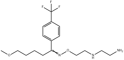 N-(Ethylamino) Fluvoxamine
 化学構造式