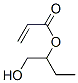 Propenoic acid 1-(hydroxymethyl)propyl ester Structure