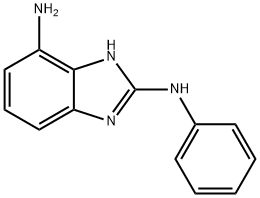 1H-Benzimidazole-2,7-diamine, N2-phenyl- Struktur