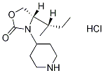 (S)-4-((S)-仲丁基)-3-(哌啶-4-基)噁唑烷-2-酮盐酸盐 结构式