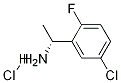 (1R)-1-(5-氯-2-氟苯基)乙胺盐酸盐, 1217464-96-4, 结构式