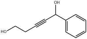 2-Pentyne-1,5-diol, 1-phenyl- Struktur