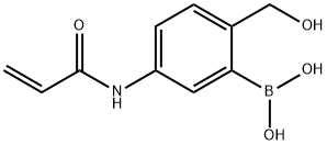 5-Acrylamido-2-(hydroxymethyl)phenylboronic acid Struktur