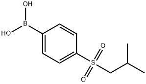 4-(ISOBUTYLSULFONYL)PHENYLBORONIC ACID 结构式