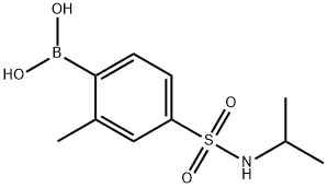 4-(N-Isopropylsulfamoyl)-2-methylphenylboronic acid Struktur