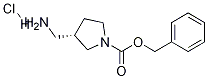 (S)-3-(氨基甲基)吡咯烷-1-甲酸苄酯盐酸盐, 1217619-19-6, 结构式