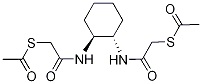 rac trans-1,2-Bis(thioacetateacetaMido)cyclohexane,1217640-42-0,结构式