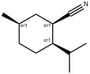 (1R,2R,5R)-2-Isopropyl-5-methylcyclohexanecarbonitrile Struktur
