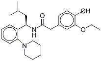 レパグリニド‐D5(エトキシ‐D5) 化学構造式