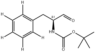 N-Boc-phenyl-d5-alaninal Struktur