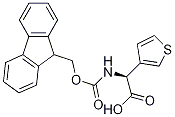 (S)-2-(((9H-fluoren-9-yl)Methoxy)carbonylaMino)-2-(thiophen-3-yl)acetic acid Struktur