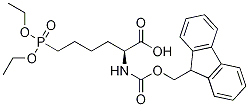 Fmoc-L-2-amino-6-(O,O'-diethyl-phosphono)hexanoicacid Structure