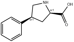 (4S)-REL-4-苯基-D-脯氨酸,1217806-82-0,结构式