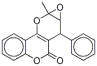 rac-2-Methyl-2,3-epoxy-4-phenyl-4H-pyrano[3,2-c]benzopyran-5-one Struktur