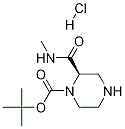(R) 1-Boc-2-(MethylcarbaMoyl)piperazine-HCl Struktur