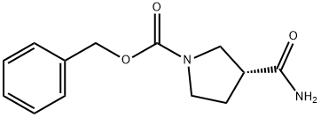 (R)-1-CBZ-3-吡咯烷甲酰胺, 1217835-98-7, 结构式