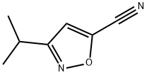 3-isopropyl-5-isoxazolecarbonitrile(SALTDATA: FREE) Structure