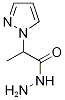 2-(1H-pyrazol-1-yl)propanohydrazide(SALTDATA: FREE) Struktur