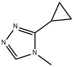 3-cyclopropyl-4-methyl-4H-1,2,4-triazole(SALTDATA: HCl) Struktur