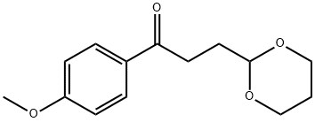 3-(1,3-DIOXAN-2-YL)-4'-METHOXYPROPIOPHENONE Structure