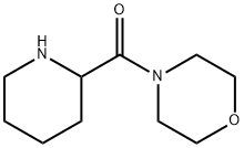 MORPHOLIN-4-YL-PIPERIDIN-2-YL-METHANONE 化学構造式