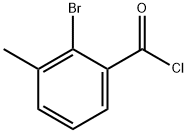 2-Bromo-3-methylbenzoyl chloride Structure