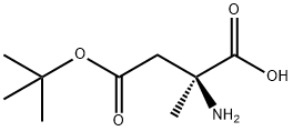 (S)-Α-METHYLASPARTIC ACID-4-TERT-BUTYL ESTER, 1217977-71-3, 结构式