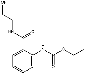 ethyl [2-[[(2-hydroxyethyl)amino]carbonyl]phenyl]carbamate  Struktur