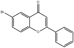6-溴-2-苯基-(4H)-4-苯并吡喃, 1218-80-0, 结构式