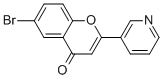 6-BROMO-2-(PYRIDIN-3-YL)-4H-CHROMEN-4-ONE,1218-81-1,结构式