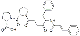 (5-cinnamido-4-oxo-6-phenylhexanoyl)prolyl-proline|