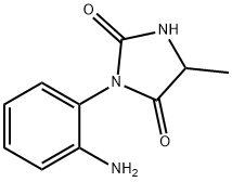 3-(2-aminophenyl)-5-methyl-2,4-imidazolidinedione(SALTDATA: FREE) Struktur