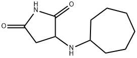 3-(cycloheptylamino)pyrrolidine-2,5-dione Structure