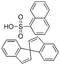 1,1'-spirobi(1H-indene), 1-naphthalenesulfonic acid deriv. Structure