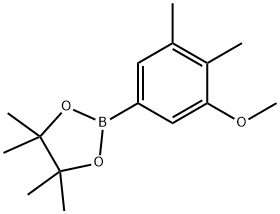 2-(3-Methoxy-4,5-dimethylphenyl)-4,4,5,5-tetramethyl-1,3,2-dioxaborolane Struktur
