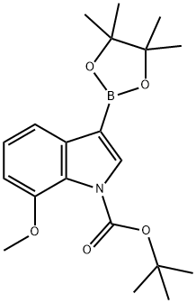 1-BOC-7-메톡시인돌-3-보론산,피나콜에스테르