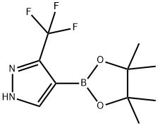 3-Trifluoromethyl-1H-pyrazole-4-boronic acid pinacol ester Struktur