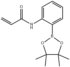 2-ACRYLAMIDOPHENYLBORONIC ACID PINACOL ESTER,1218790-42-1,结构式