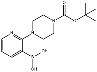 2-(4-(tert-Butoxycarbonyl)piperazin-1-yl)pyridin-3-ylboronic acid|2-(4-(T-BUTOXYCARBONYL)PIPERAZIN-1-YL)PYRIDINE-3-BORONIC ACID