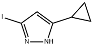 5-Cyclopropyl-3-iodo-1H-pyrazole Structure